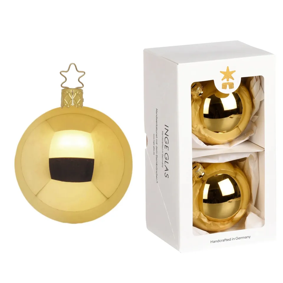 inge-glas-kugeln-inkagold-glanz-christbaumkugel-10-cm image 1
