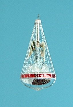 lauschaer-glas-korb-mit-bild-und-engelshaar-umsponnen-christbaumschmuck image 1