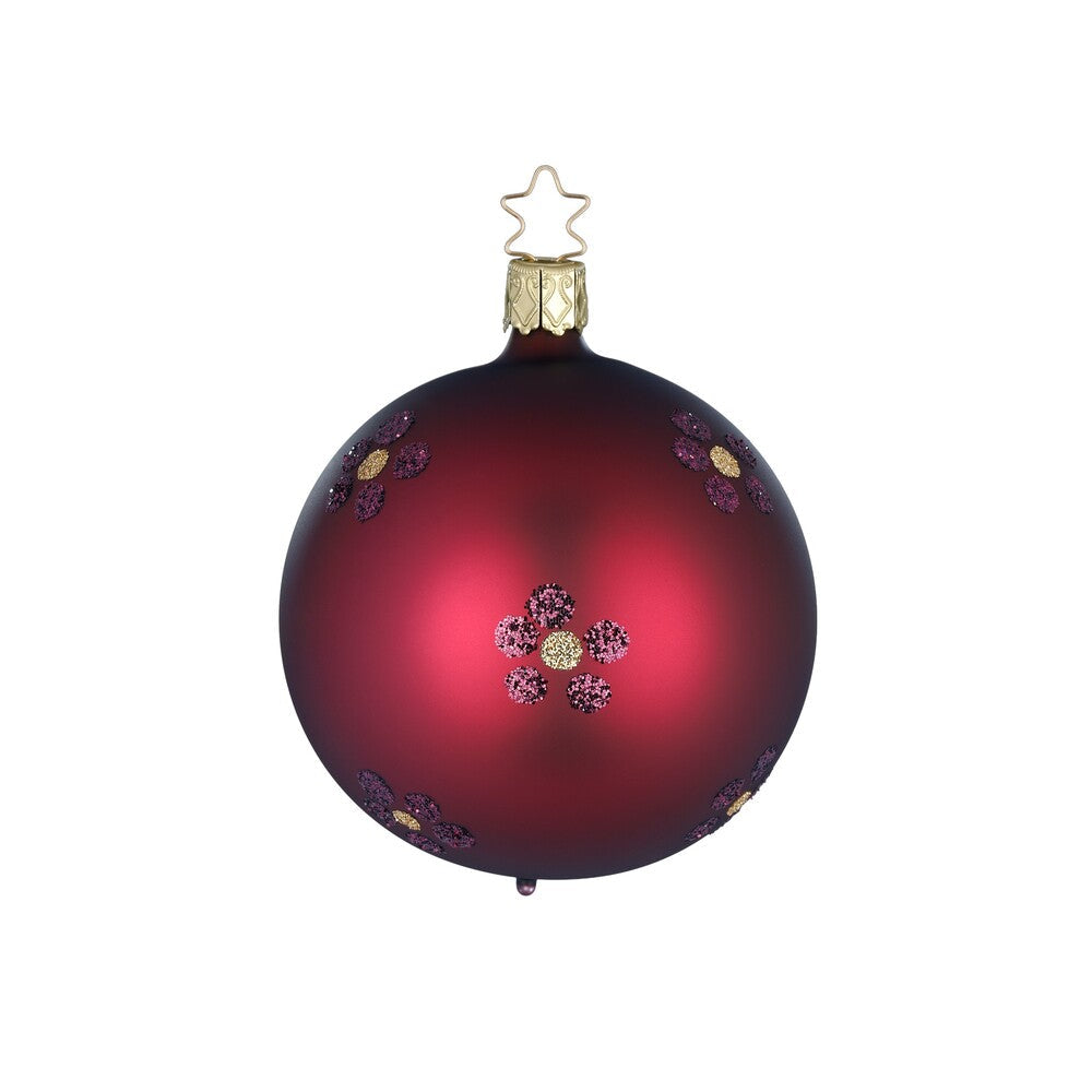 inge-glas-bl-tenspiel-christbaumkugel-6-cm-burgundy image 1