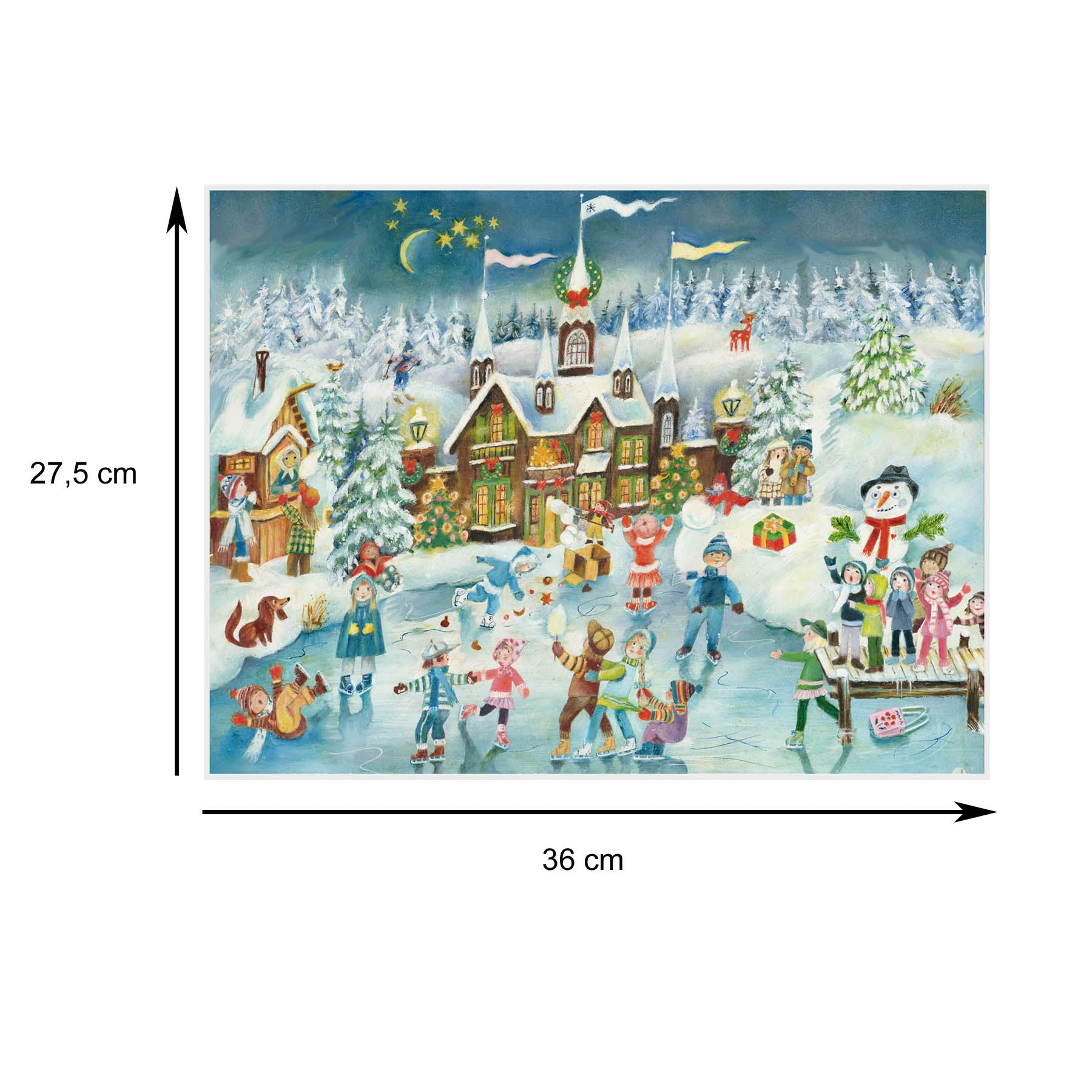 sellmer-verlag-adventskalender-eislauffreuden-am-schloss-gro-format-querformat image 5