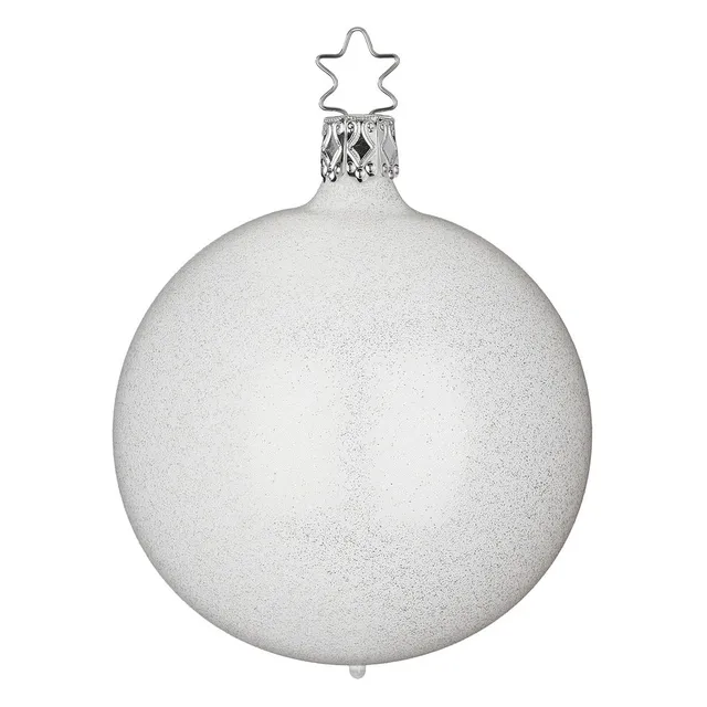 inge-glas-schneeschimmer-christbaumkugel-10-cm image 1