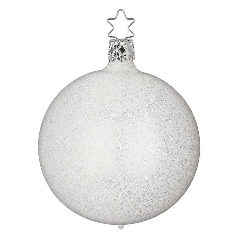 inge-glas-schneeschimmer-christbaumkugel-10-cm image 1