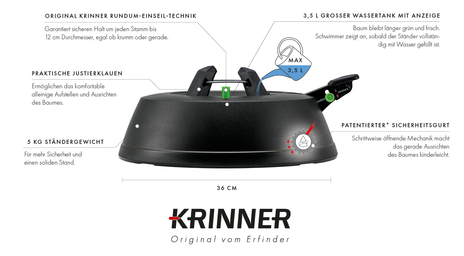krinner-green-line-comfort-grip-m-christbaumst-nder image 7