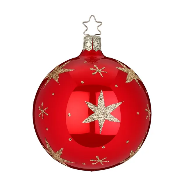 inge-glas-sternenlicht-glaskugel-8-cm-rot image 1