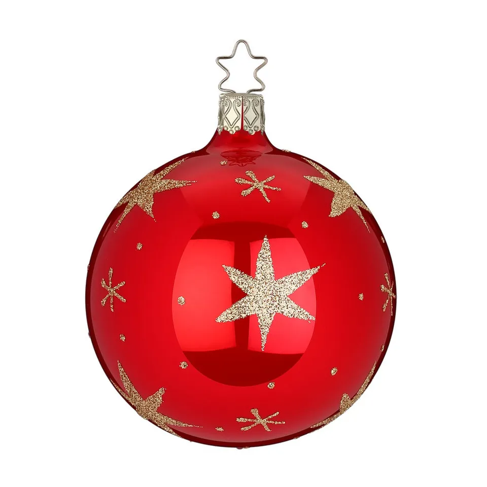 inge-glas-sternenlicht-glaskugel-8-cm-rot image 1