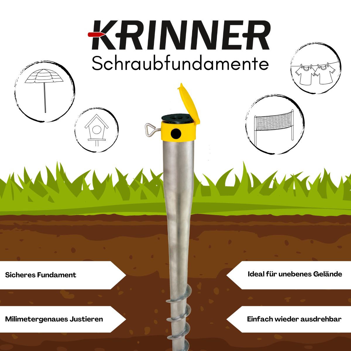 krinner-kompakt-allround-set-bodenverankerung image 5