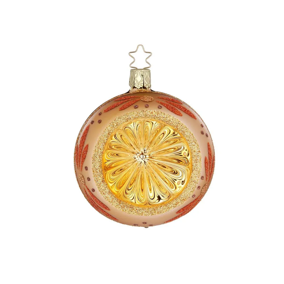 inge-glas-bl-tenglanz-glaskugel-6-cm-gold-funkelnd image 1