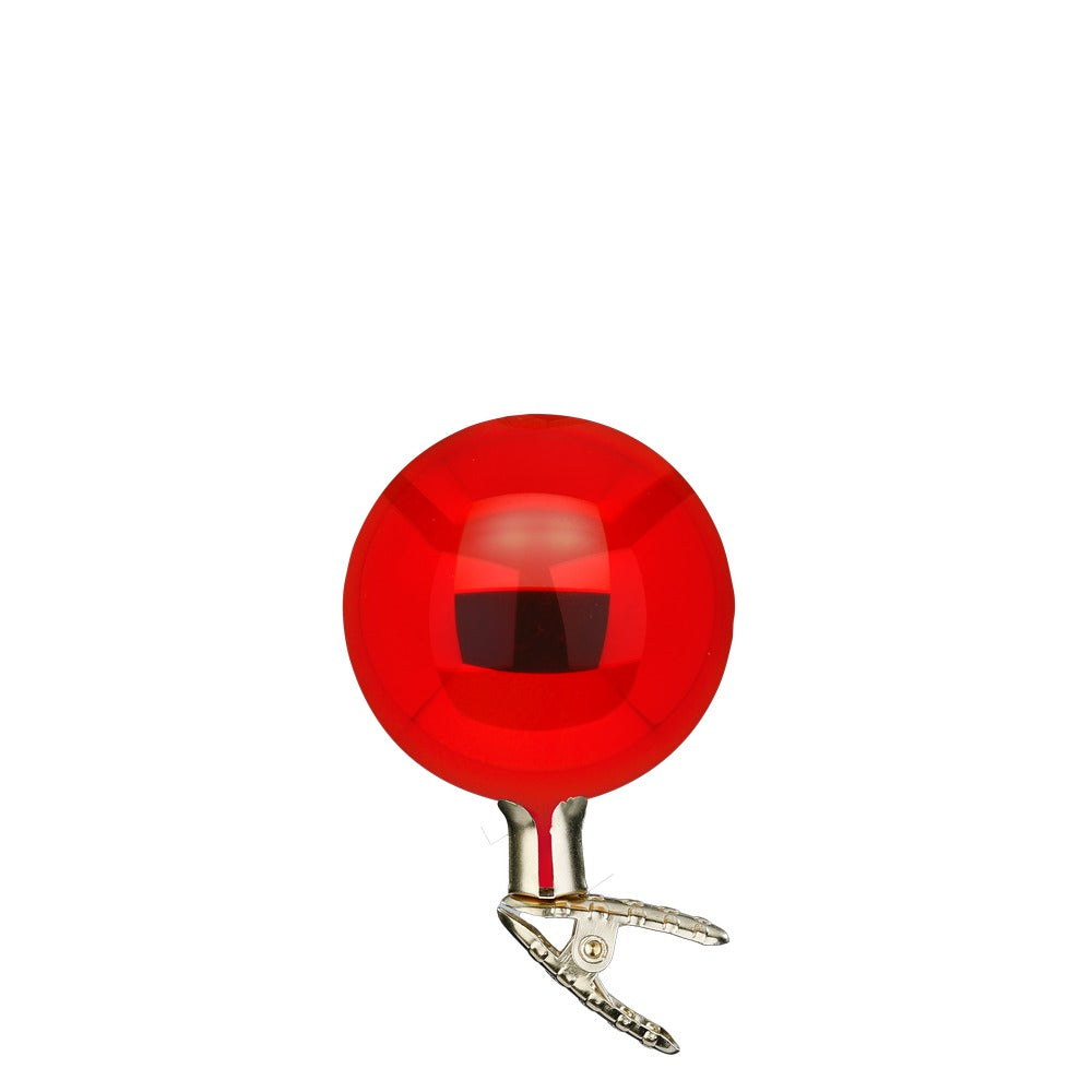 inge-glas-kugeln-auf-clip-rot-glanz-8-cm image 1