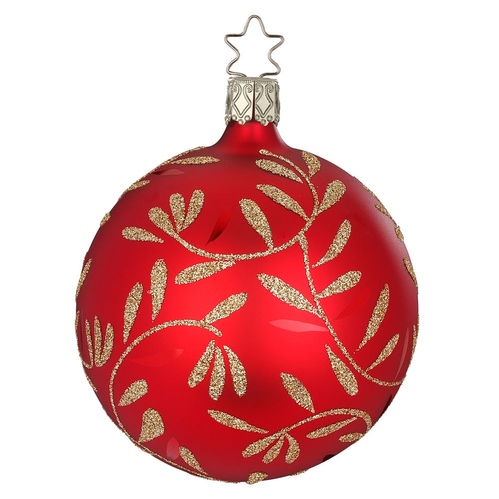 inge-glas-freudentanz-christbaumkugel-10-cm-rot image 1