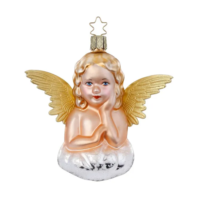 inge-glas-schutzengel-christbaumschmuck-10-5-cm-gold image 1