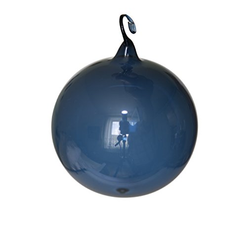 lauschaer-glas-kugel-blau-klarglas-mit-glas-se-d-6cm-mundgeblasen-original-lausc image 2