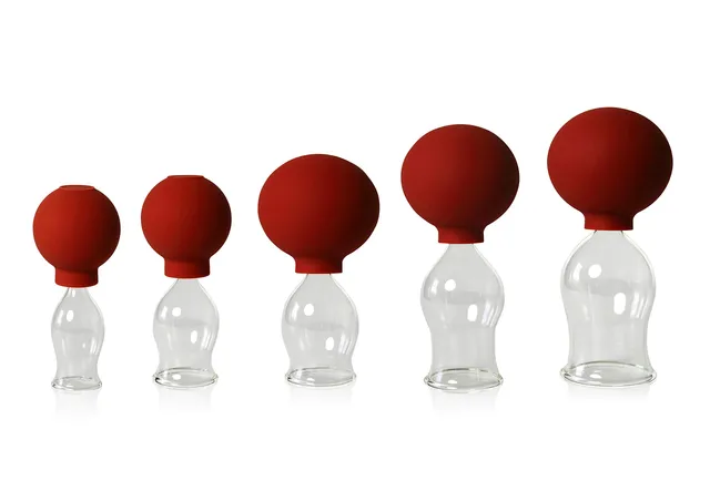 lauschaer-glas-schr-pfglas-set-5er-20-40mm-mit-ball-kristallglas image 1