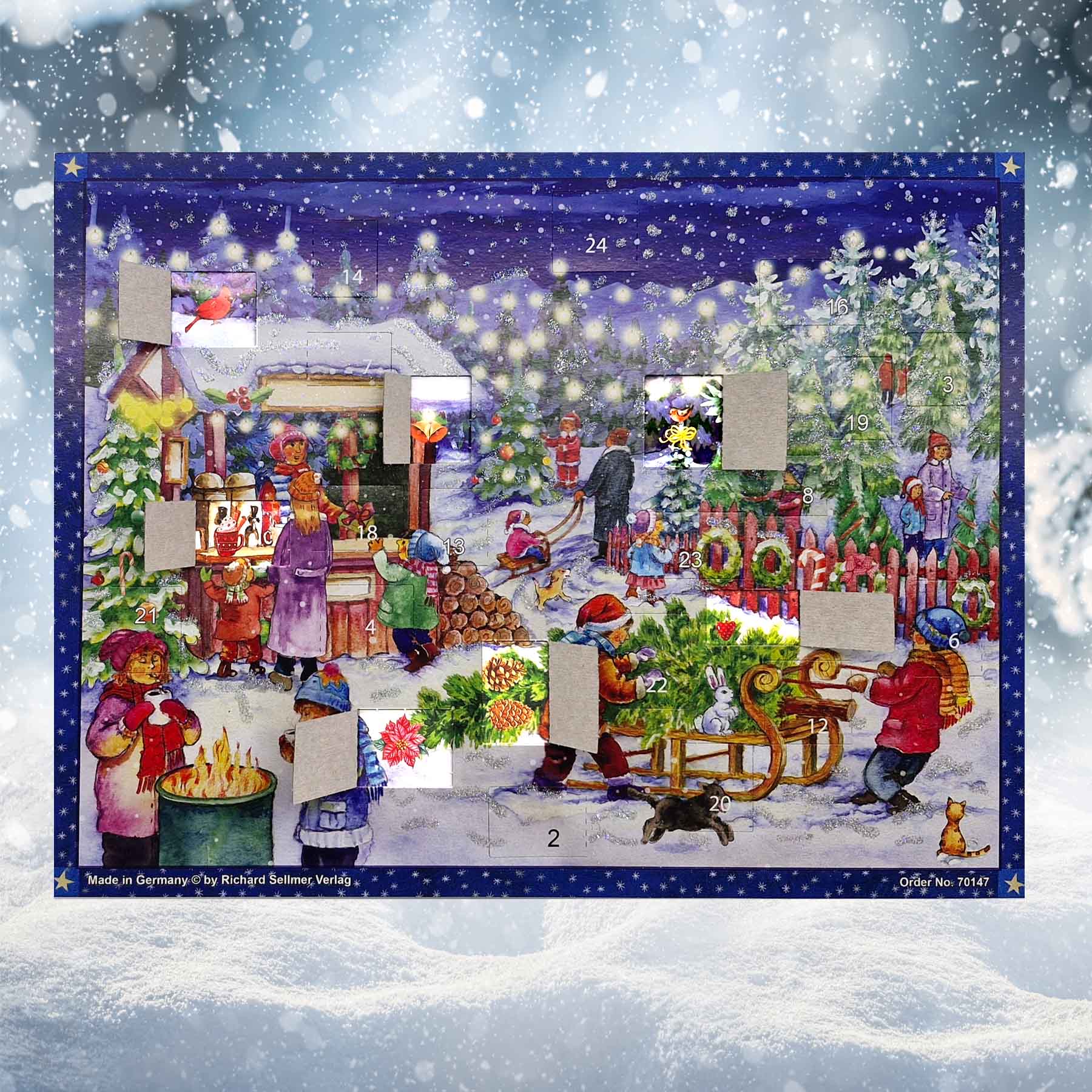 sellmer-verlag-adventskalender-weihnachtsbaum-verkauf-papier-adventskalender-gro image 2