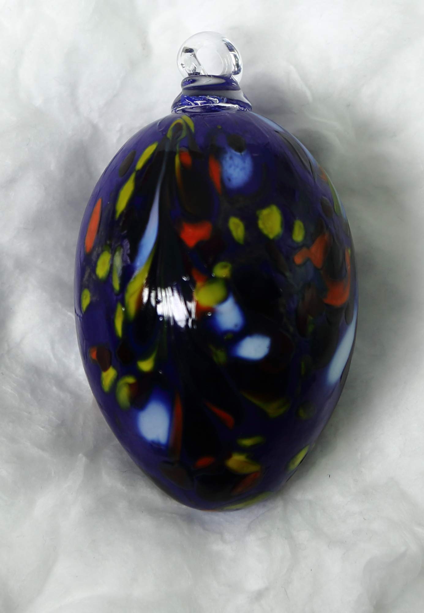 lauschaer-glas-ostereier-mit-granulat-hyazinthblau-d-5-cm-l-8-cm image 3