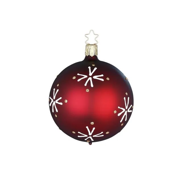 inge-glas-kuschelzeit-christbaumkugel-imperial-rot-6-cm image 1