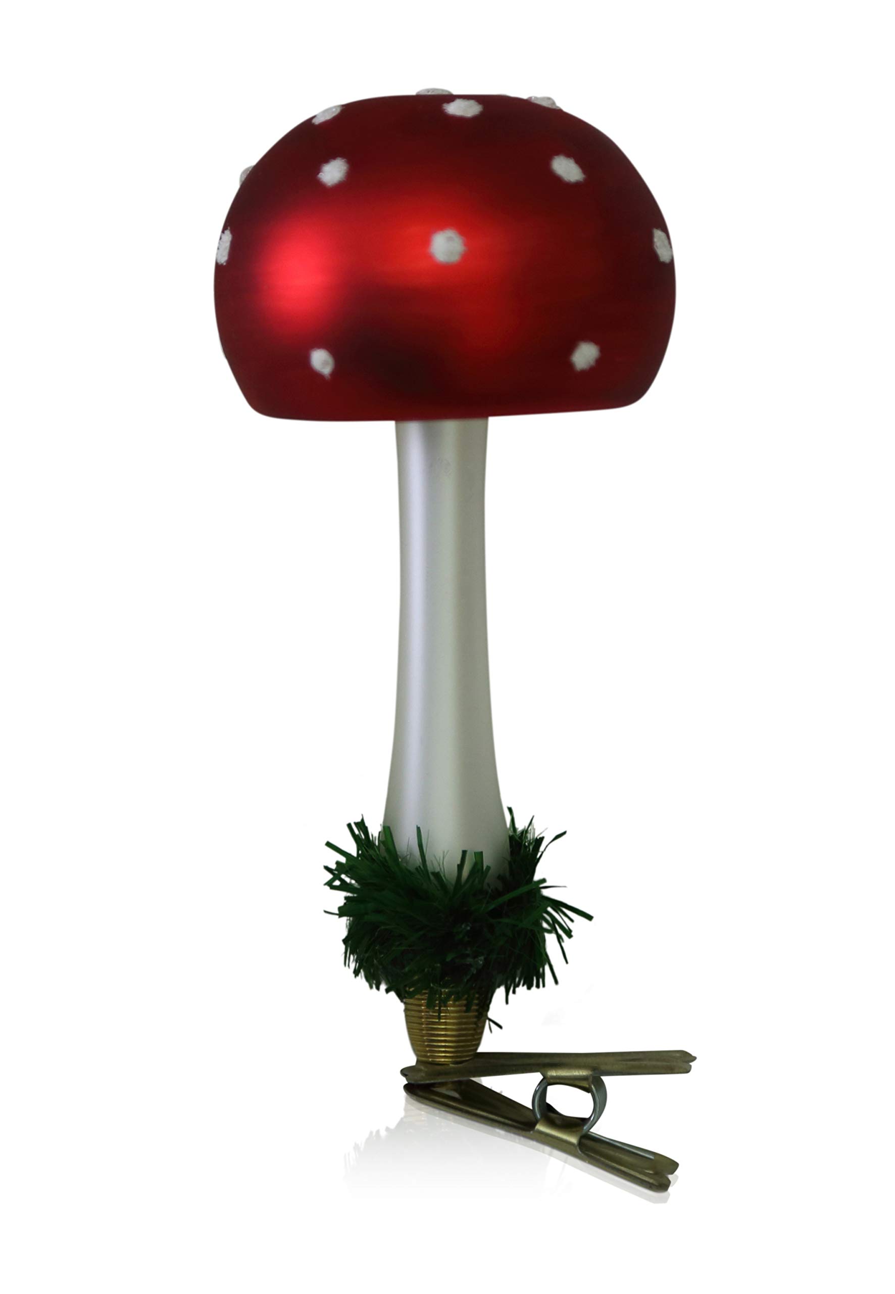 lauschaer-glas-fliegenpilz-freigeformt-christbaumschmuck-mundgeblasen image 1