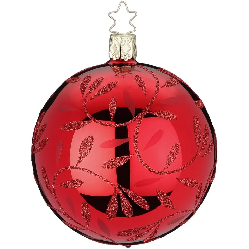 inge-glas-leichter-freudentanz-christbaumkugel-10-cm-rot-2 image 1