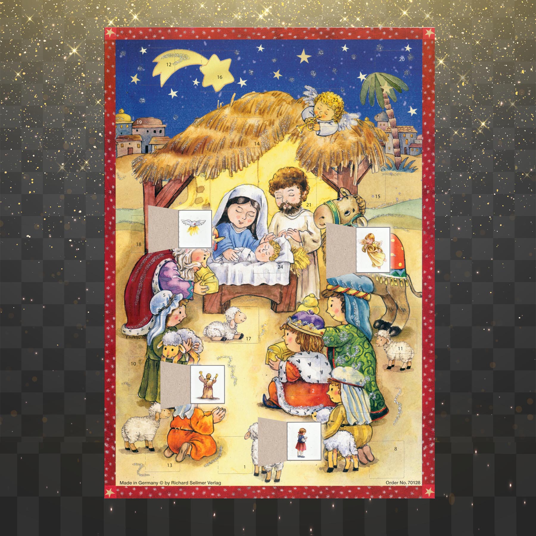 sellmer-verlag-adventskalender-die-krippe-von-bethlehem-gro-format-hochformat image 2