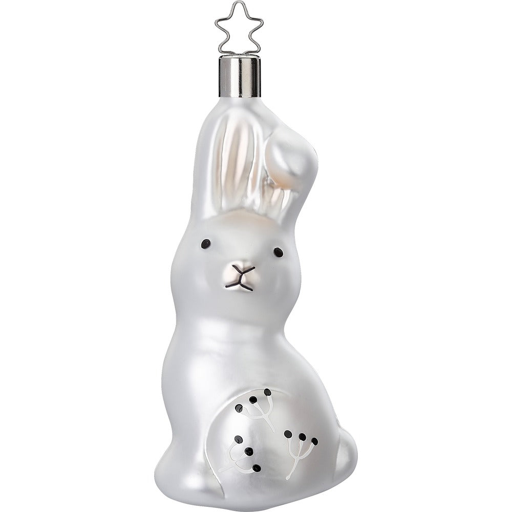 inge-glas-neugieriger-hase-13-cm-glas-anh-nger-wei image 1