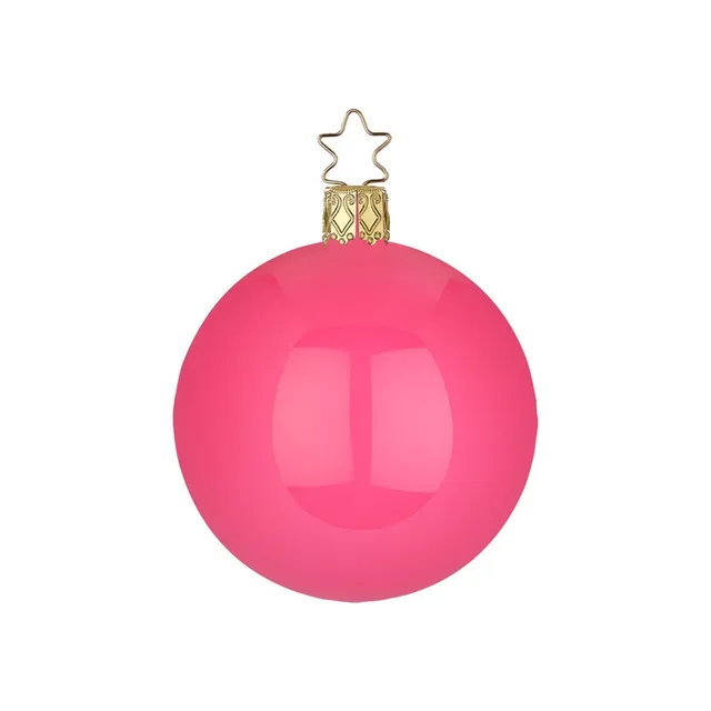 inge-glas-kugel-pink-emaille-12-cm-christbaumkugel-aus-glas image 1
