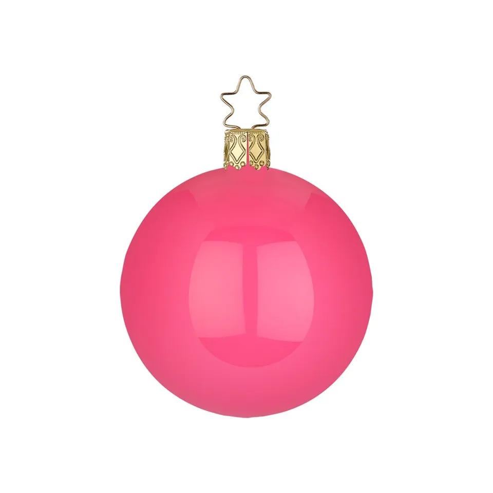 inge-glas-kugel-pink-emaille-12-cm-christbaumkugel-aus-glas image 1