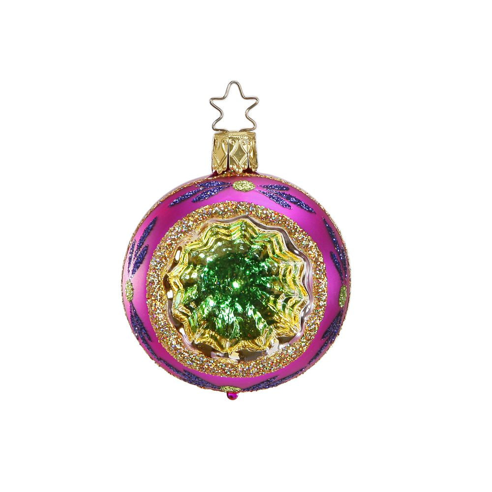 inge-glas-funkelnder-reflex-pink-6-cm-christbaumkugel-mehrfarbig image 1