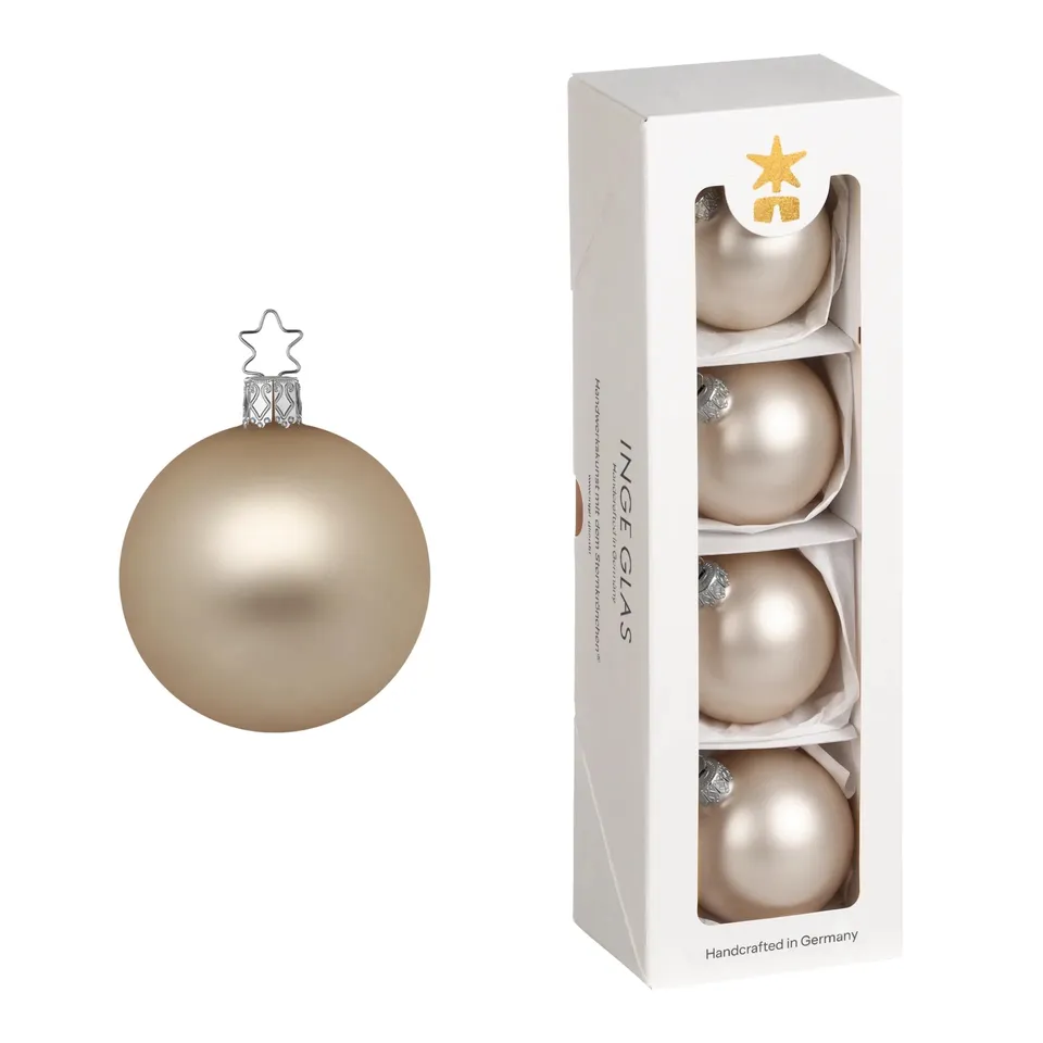 inge-glas-kugeln-steinbock-matt-6-cm-christbaumkugeln-creme-beige image 1