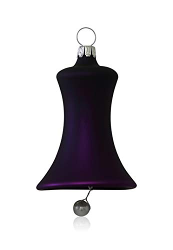 lauschaer-glas-christbaumschmuck-glocken-lila-matt-3-st-ck-5-cm image 7