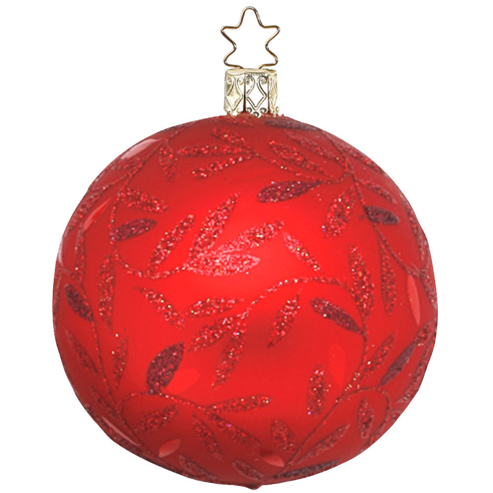 inge-glas-freudentanz-christbaumkugel-rot-15-cm image 1