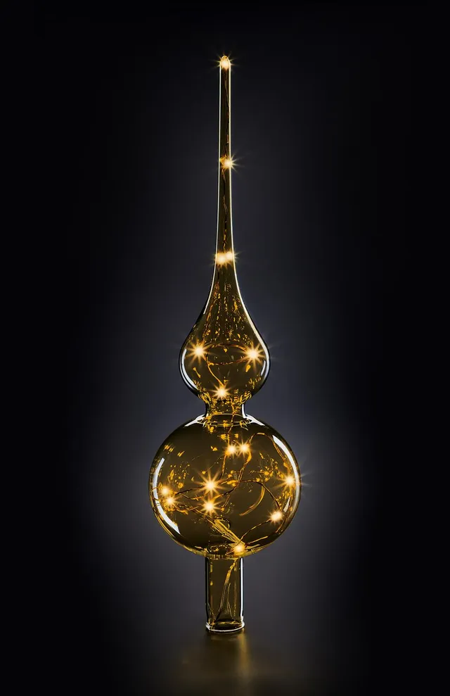 krinner-lumix-tree-topper-bernstein-beleuchtete-baumspitze-led image 1