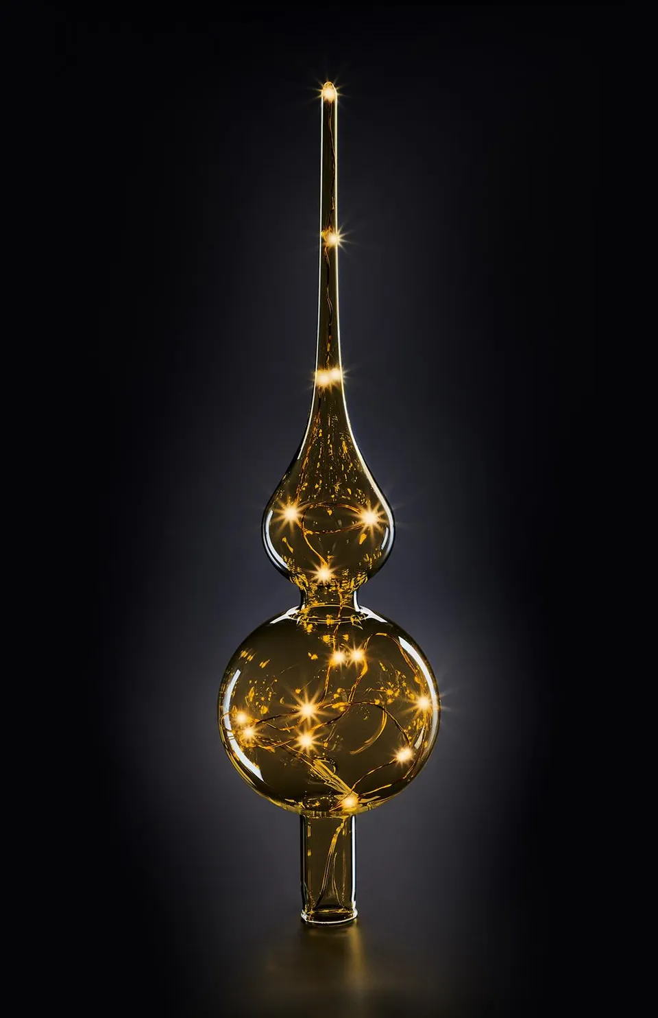 krinner-lumix-tree-topper-bernstein-beleuchtete-baumspitze-led image 1