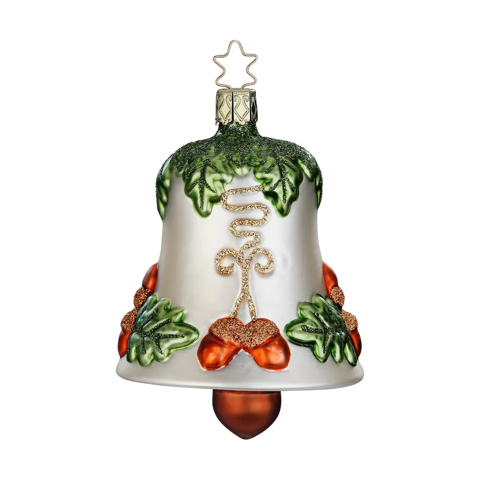inge-glas-herbstzeit-10-5-cm-christbaumkugel-creme-beige-aus-glas image 1