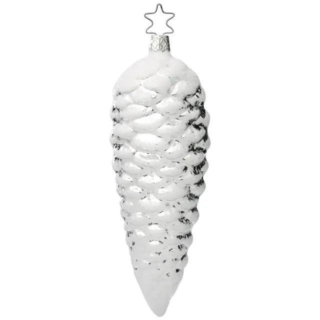 inge-glas-tannenzapfen-silber-18-cm image 1
