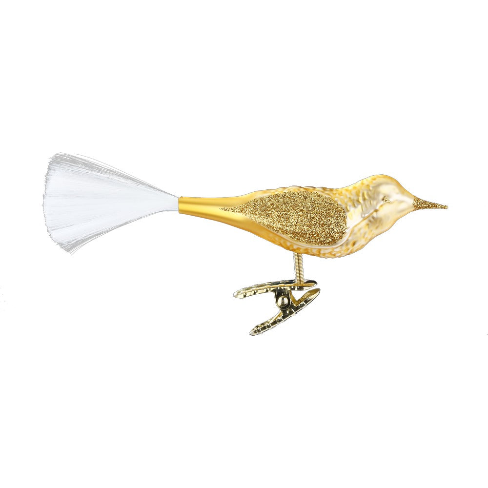 inge-glas-vogel-inkagold-matt-glasvogel-10-cm image 1