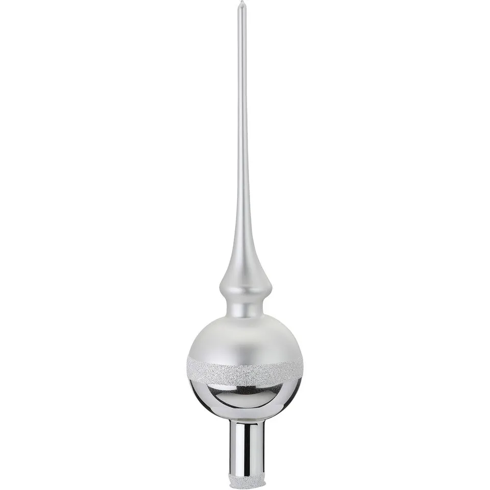 inge-glas-horizont-christbaumspitze-7-x-30-cm-silber image 1