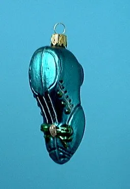 lauschaer-glas-christbaumschmuck-schuh-gr-n-mundgeblasen-handdekoriert image 1