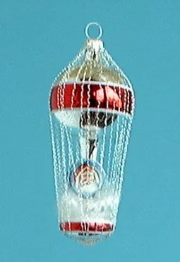 lauschaer-glas-ballon-mit-bild-umsponnen-christbaumschmuck image 1