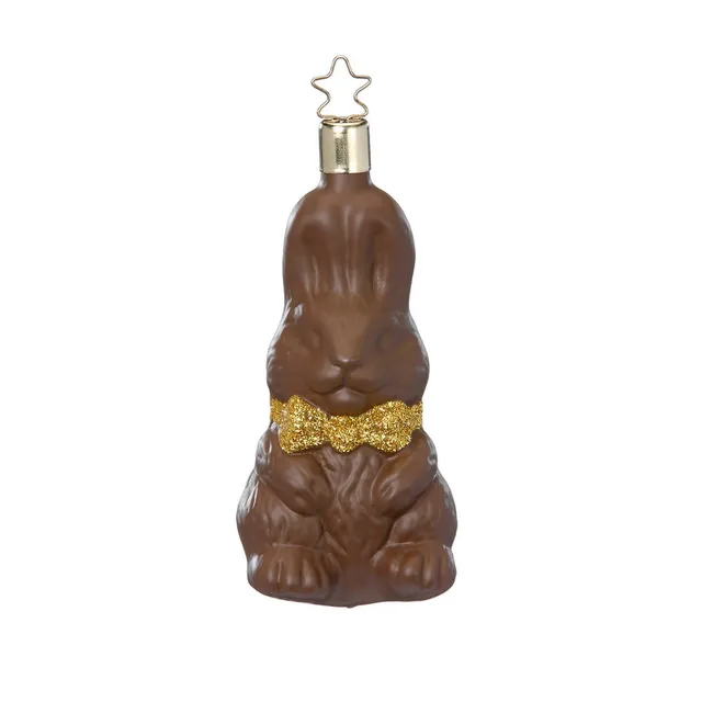 inge-glas-schokohase-gelb-glasfigur-10-5-cm image 1