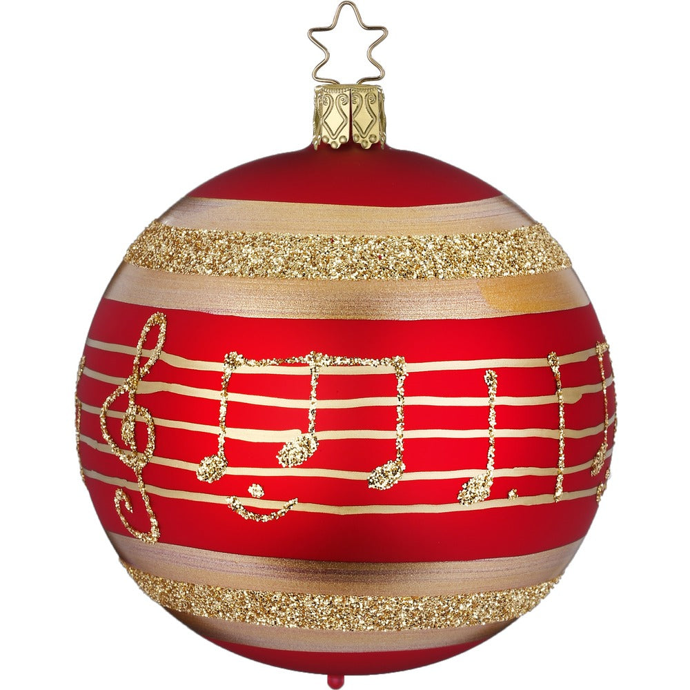 inge-glas-weihnachtsmelodie-christbaumkugel-aus-glas-8-cm-rot image 1
