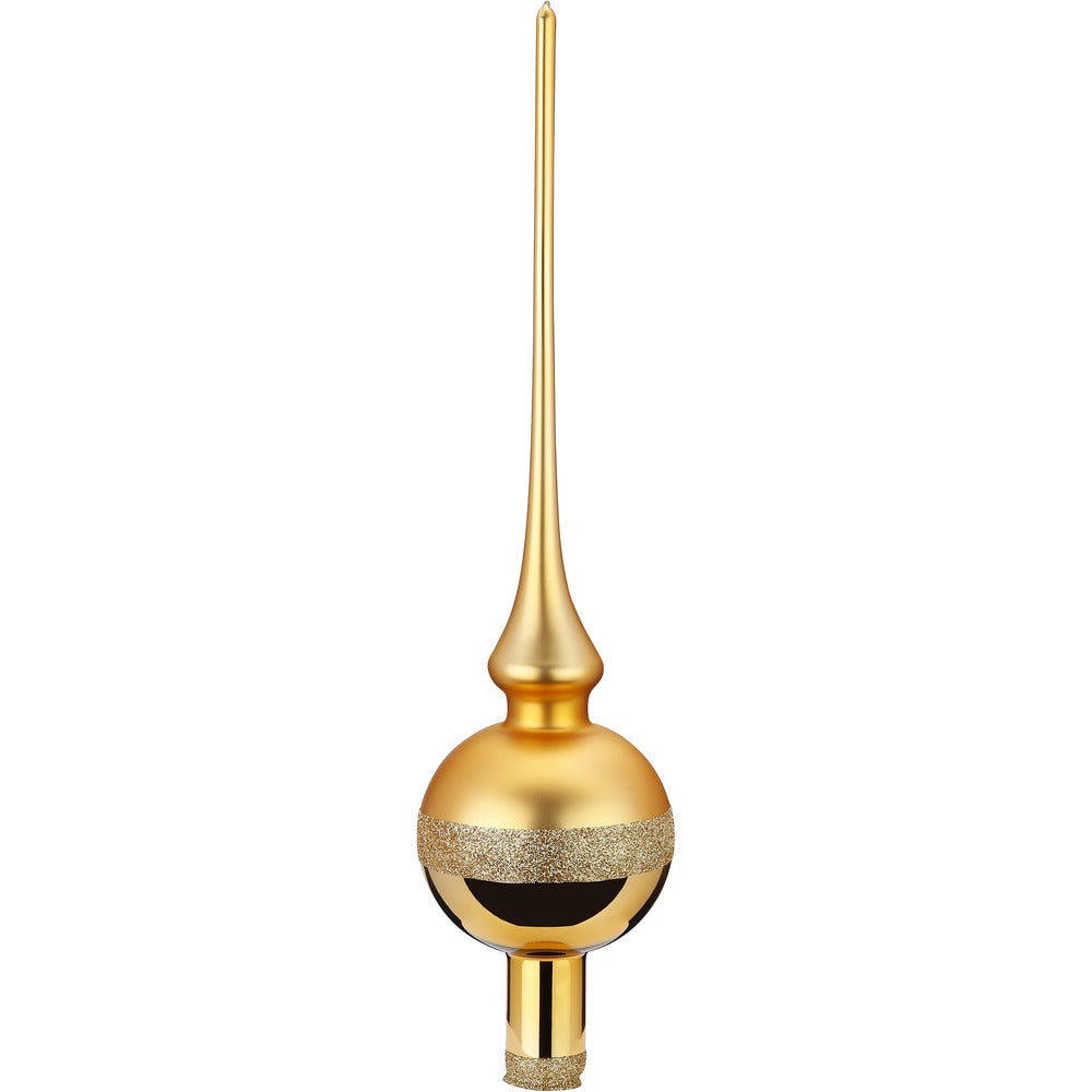 inge-glas-horizont-christbaumspitze-7x30-cm-gold-finial image 1