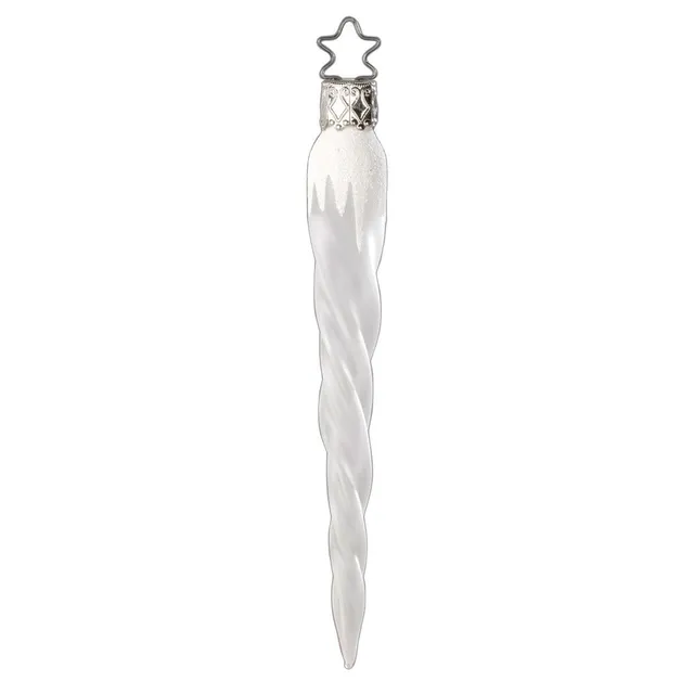 inge-glas-frostiger-zapfen-glas-christbaumschmuck-13-5-cm-wei image 1