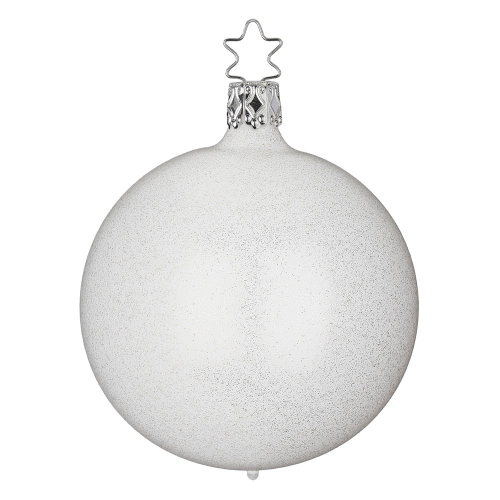 inge-glas-schneeschimmer-christbaumkugel-10-cm image 1