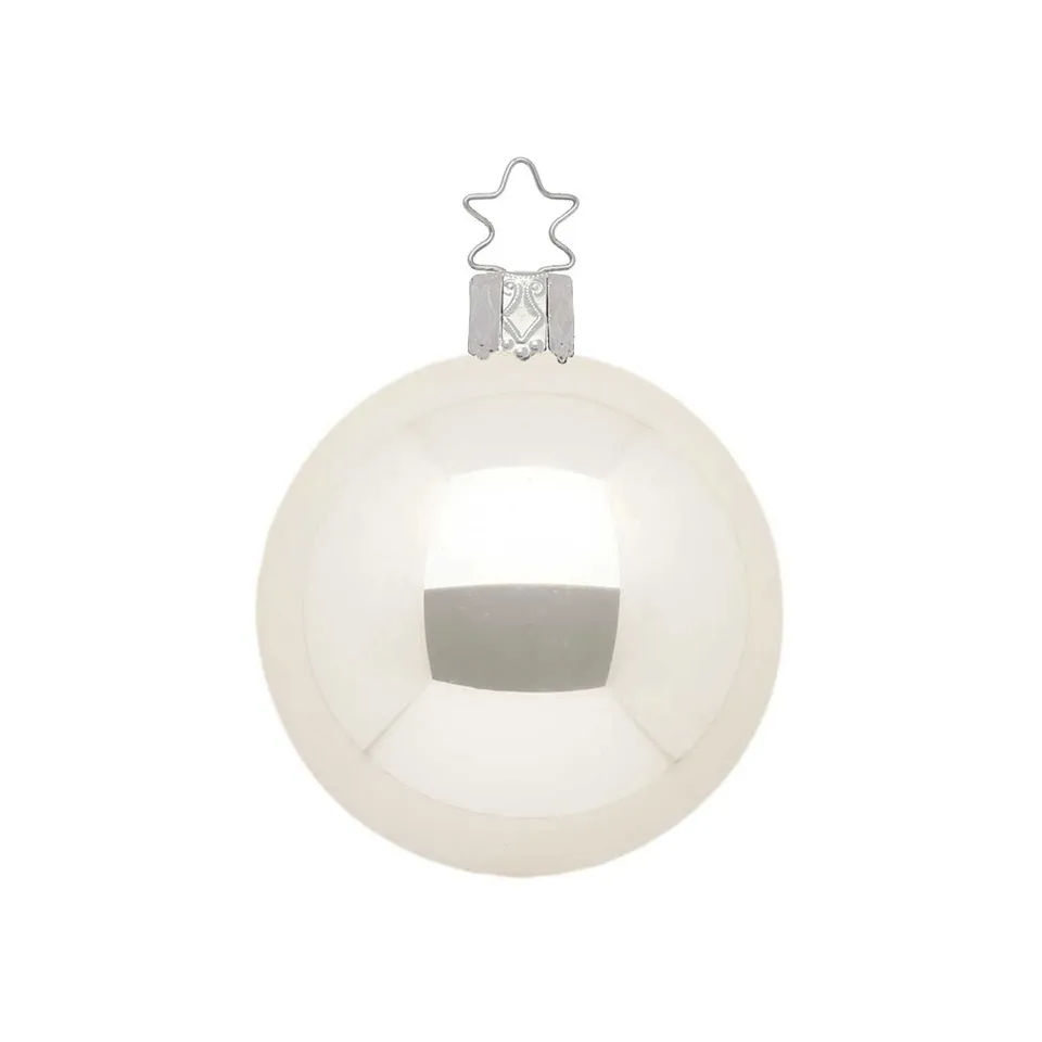 inge-glas-kugel-champagner-opal-glas-baumkugel-12-cm image 1