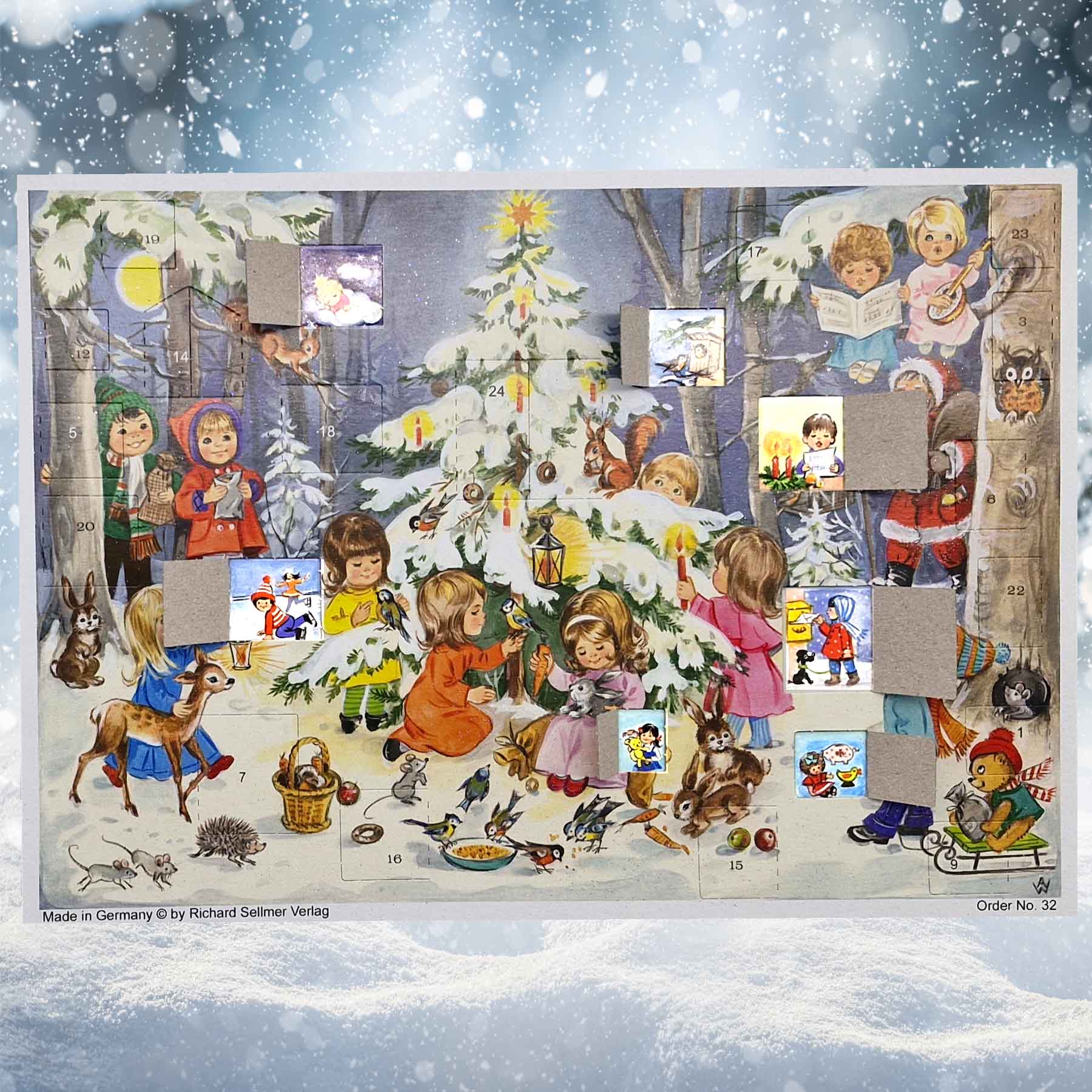 sellmer-verlag-adventskalender-a4-spiel-und-spa-am-weihnachtsbaum-kinder-advents image 2
