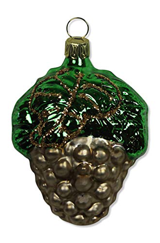 lauschaer-glas-christbaumschmuck-gro-e-traube-gr-n-messinggold-mundgeblasen image 6