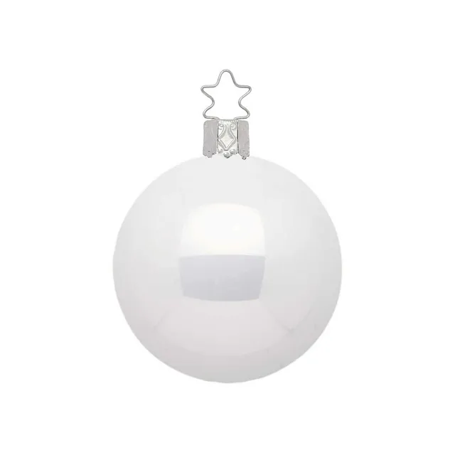 inge-glas-christbaumkugel-porzellanwei-opal-12-cm image 1
