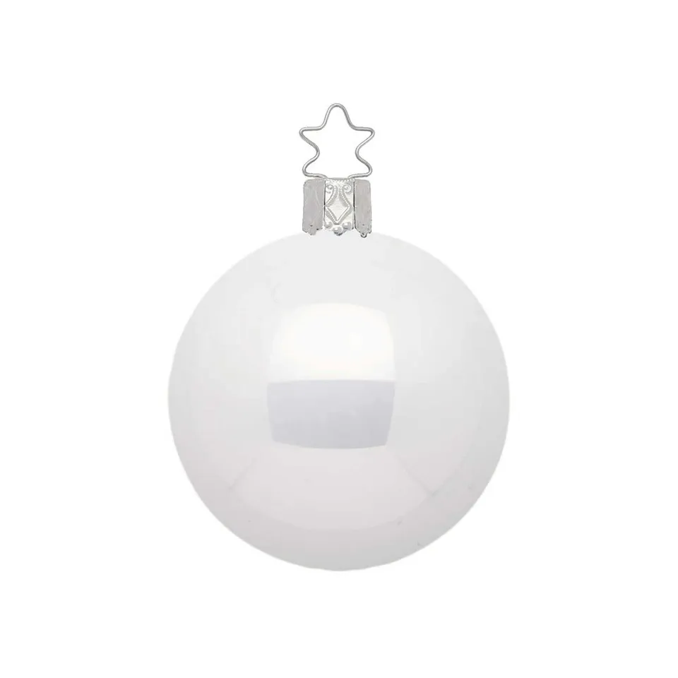 inge-glas-christbaumkugel-porzellanwei-opal-12-cm image 1