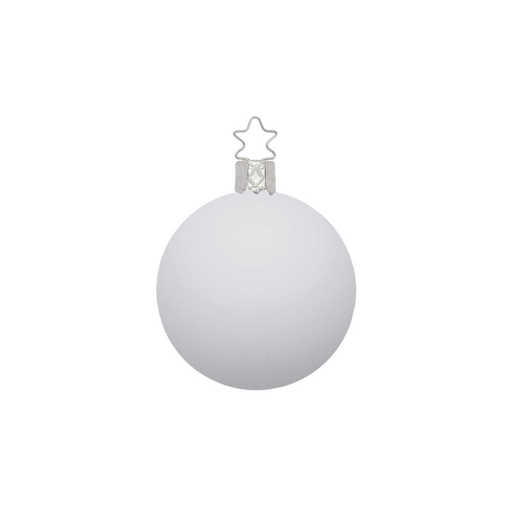inge-glas-christbaumkugel-porzellanwei-matt-10-cm-glas image 2