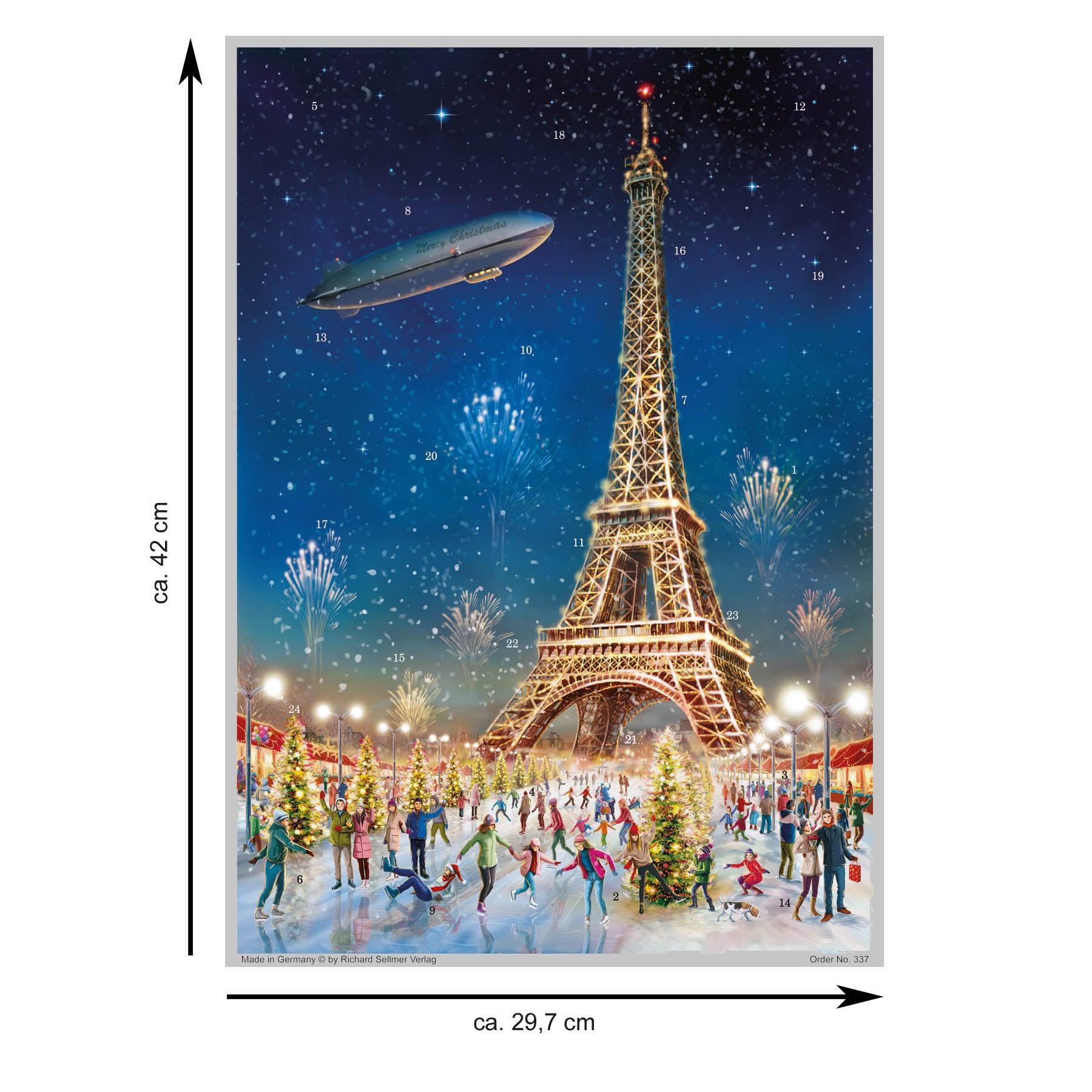 sellmer-verlag-adventskalender-paris-eiffelturm-a3 image 4