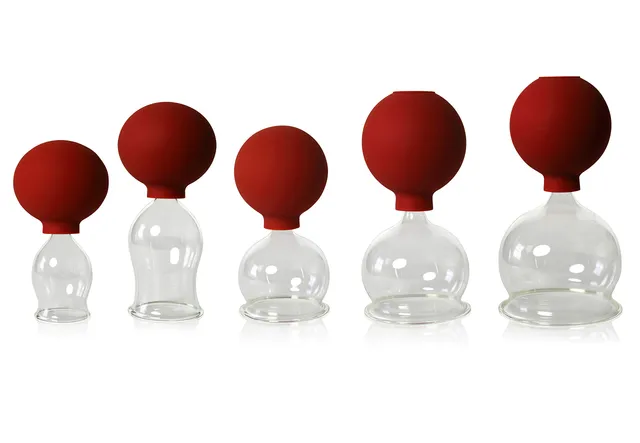 lauschaer-glas-5er-schr-pfglas-set-mit-ball-30-40-50-60-70mm-mundgeblasen image 1